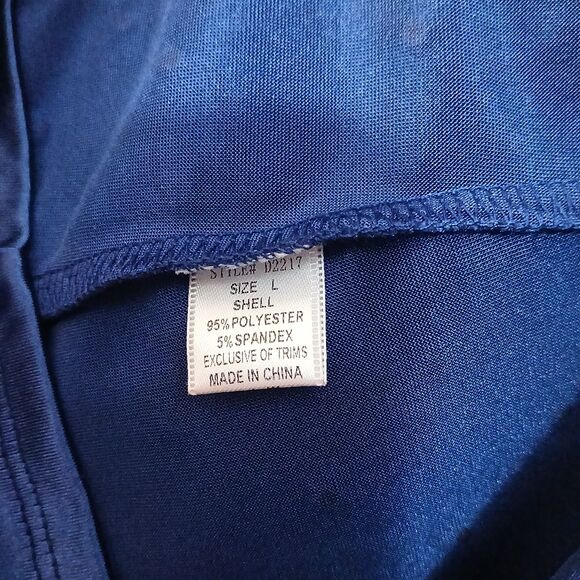 Blue Satin Rhinestone Mini Dress - Picture 5 of 5